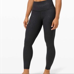 Lululemon Align Pant 25” * Filigree Emboss Black